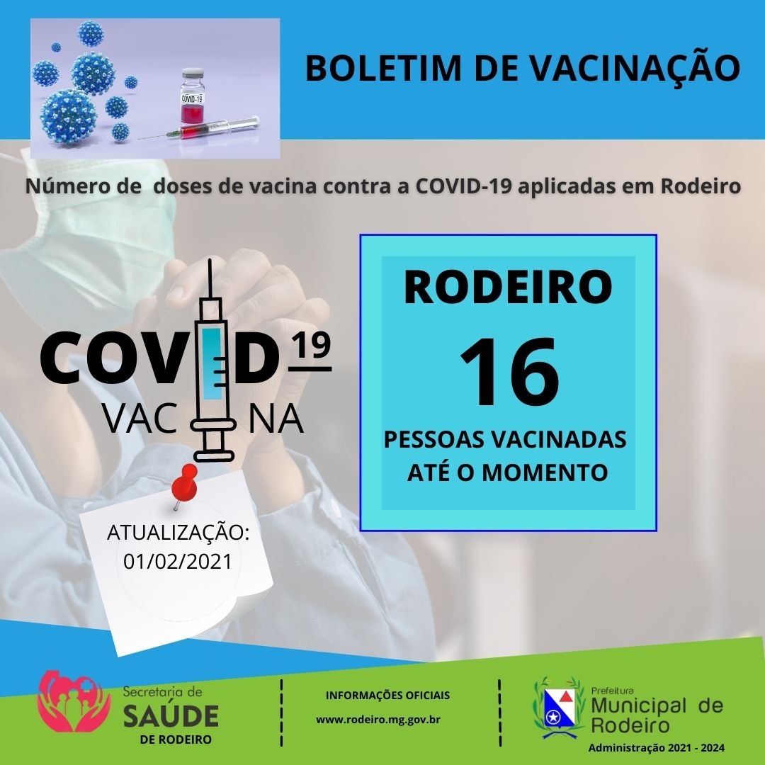 BOLETIM DE VACINAÇÃO COVID -19 RODEIRO