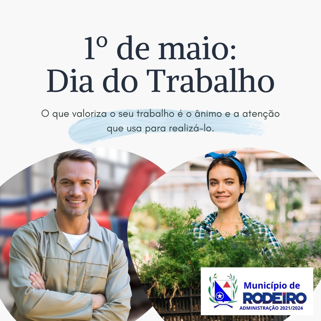 Feliz dia do Trabalho!