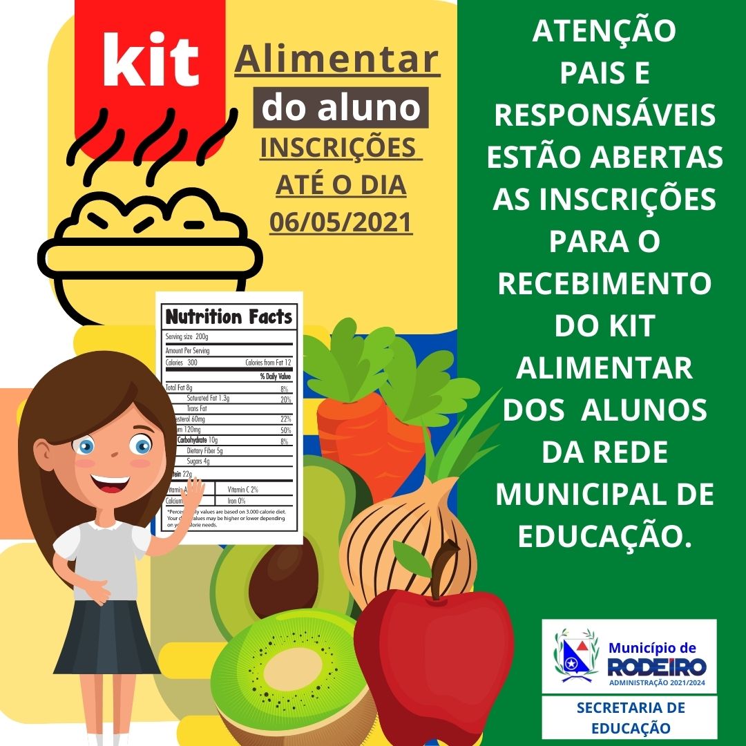 Formulário para o Kit alimentar do aluno