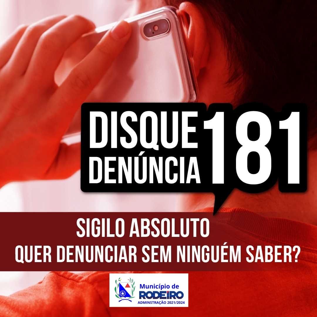 DISQUE 181 E DENUNCIE