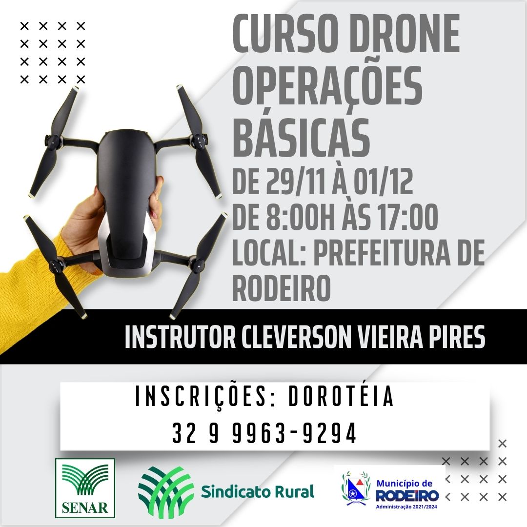 CURSO DE DRONE OPERAÇÕES BÁSICAS