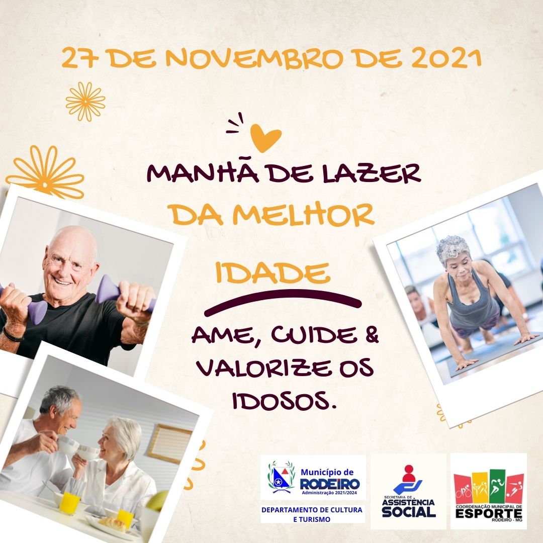 VENHA PARTICIPAR DA MANHÃ DE LAZER