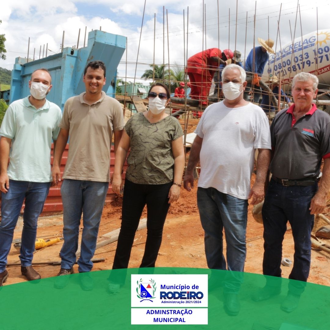 OBRA DE CONSTRUÇÃO DA PONTE QUE LIGA OS MUNICÍPIOS DE RODEIRO E GUIDOVAL.