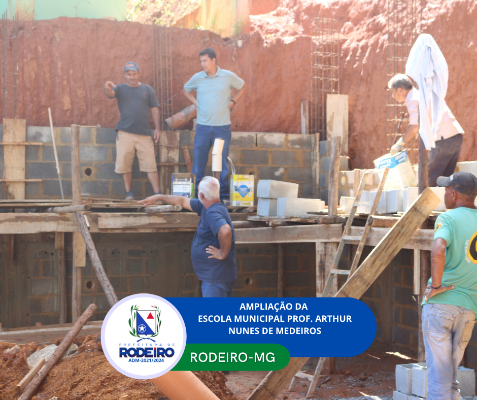 OBRAS NA ESCOLA MUNICIPAL PROFESSOR ARTHUR NUNES DE MEDEIROS