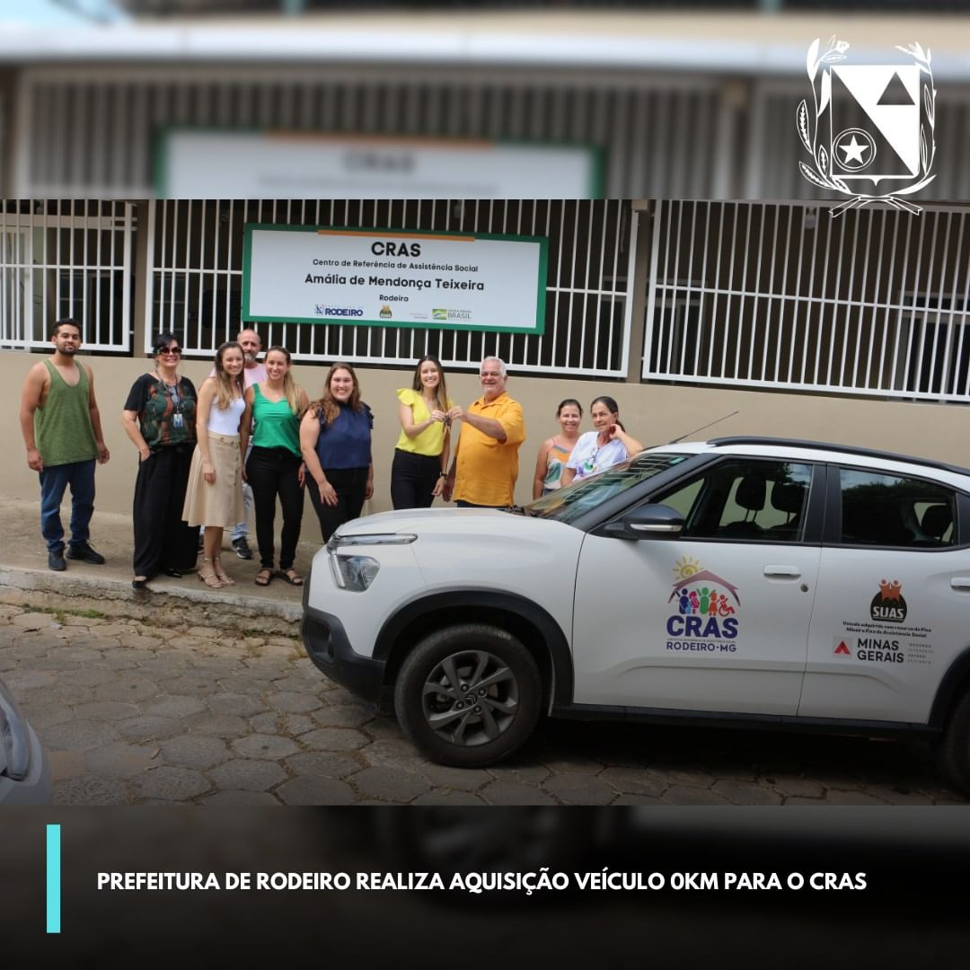 Prefeitura de Rodeiro realiza aquisição veículo 0km para o CRAS