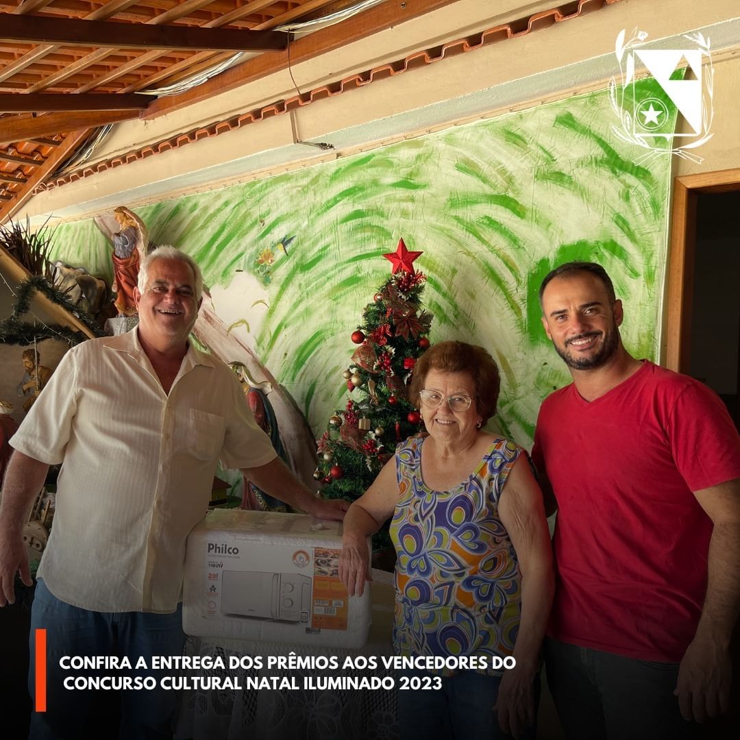 Confira a entrega dos prêmios aos vencedores do Concurso Cultural Natal Iluminado 2023