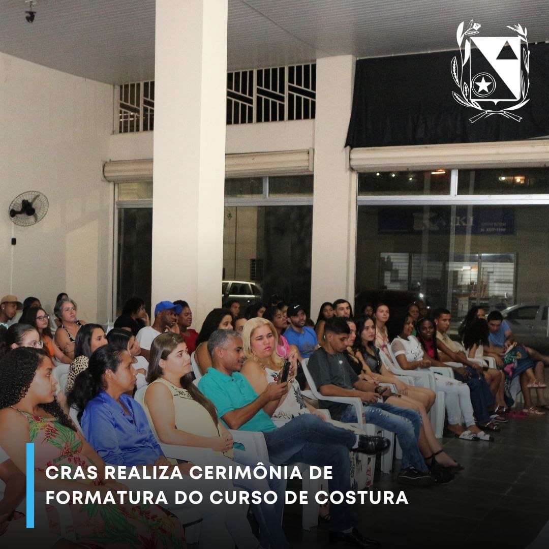 CRAS realiza cerimônia de formatura do Curso de Costura