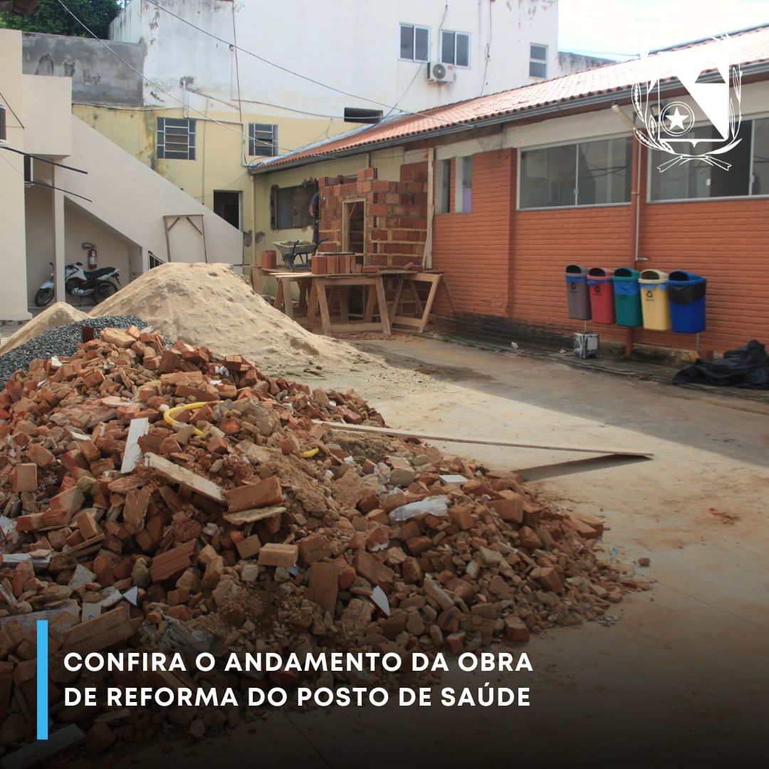 Confira o andamento da obra de reforma do Posto de Saúde