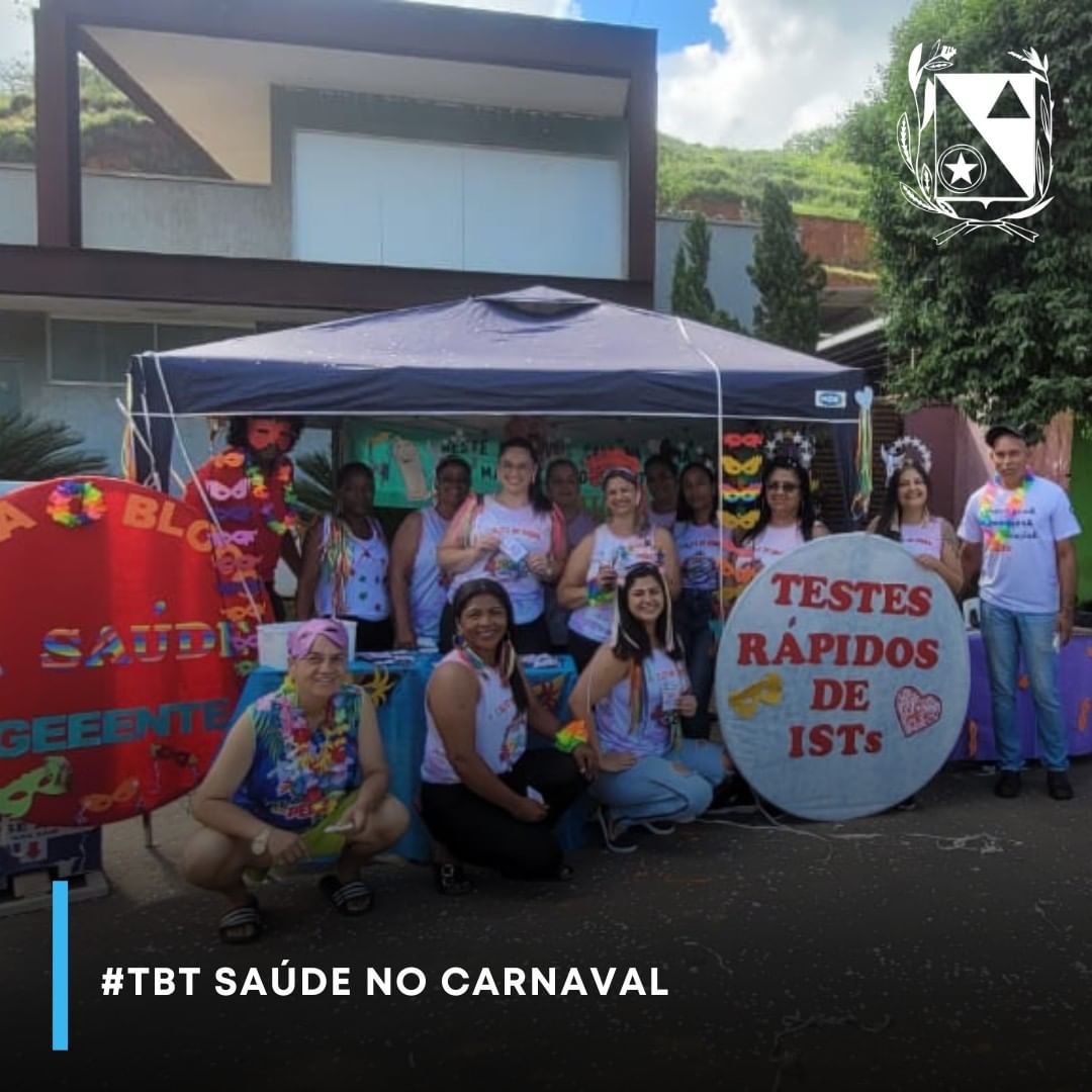 Tbt Saúde no Carnaval