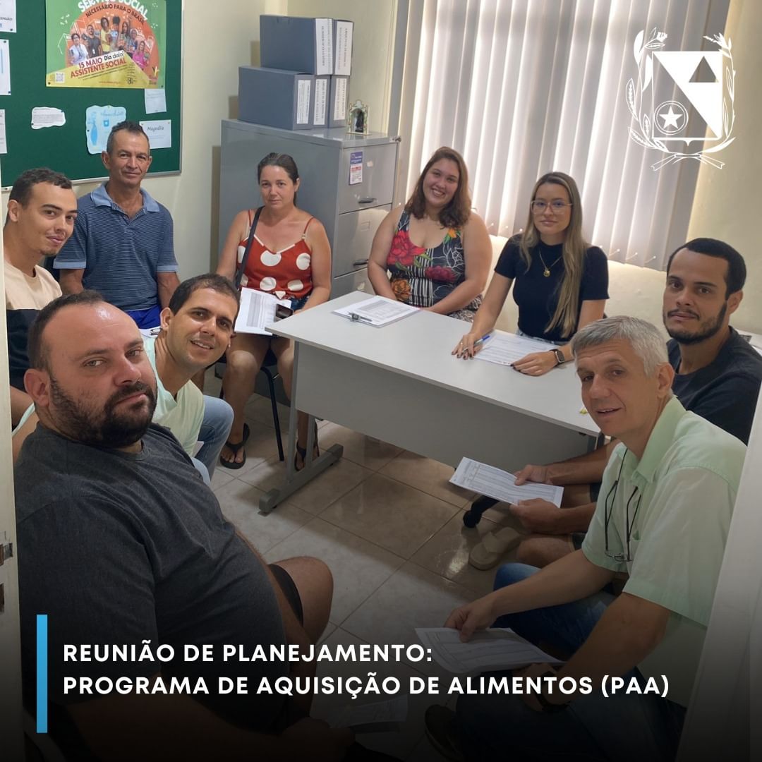 Reunião de Planejamento: Programa de Aquisição de Alimentos (PAA)