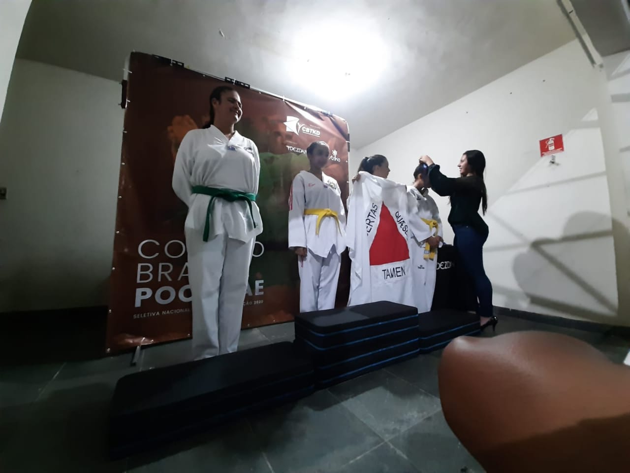 Campeões na Copa do Brasil de Taekwondo