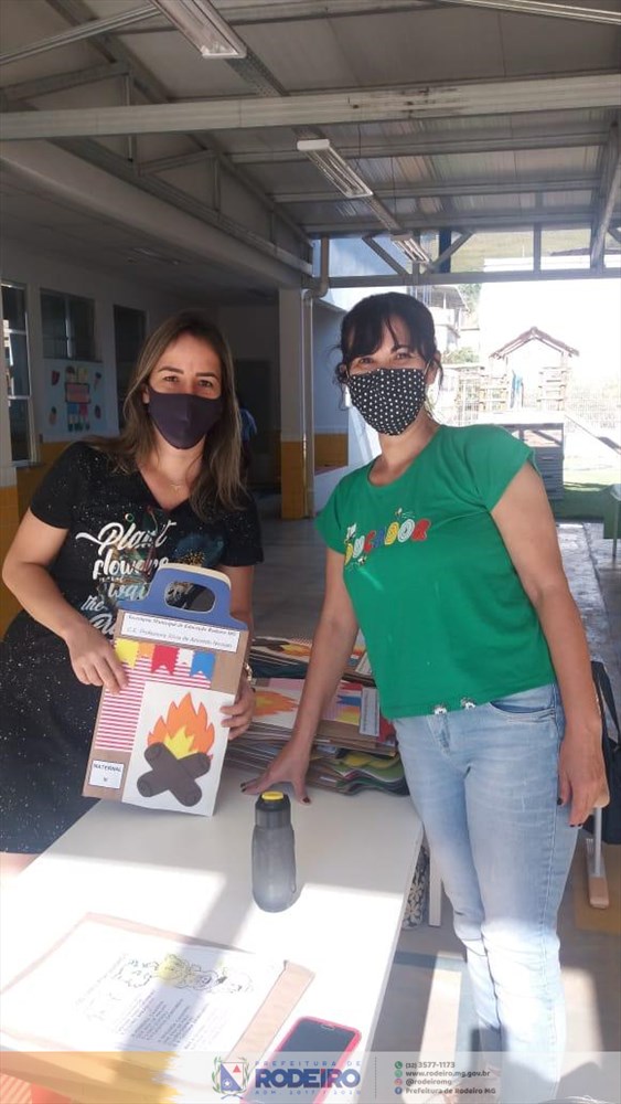 Centro de Educação Prof. Silvia de Azevedo Nicolato realiza entrega de nova remessa de atividades do  Projeto “Educa em casa‿